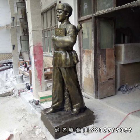 园林雷锋铜雕