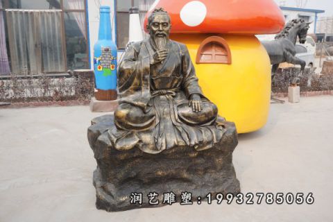 公司张仲景人物铜雕