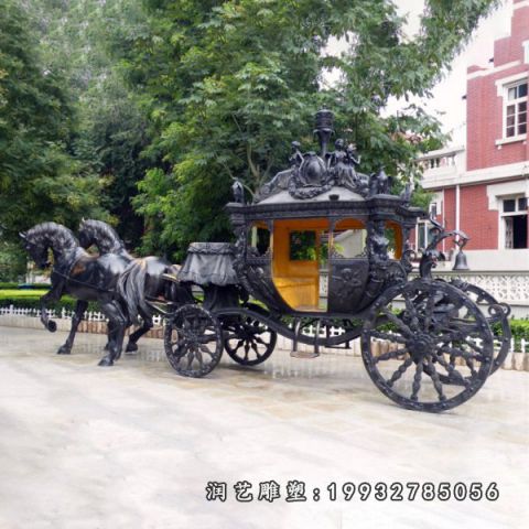 学校马车景观铜雕