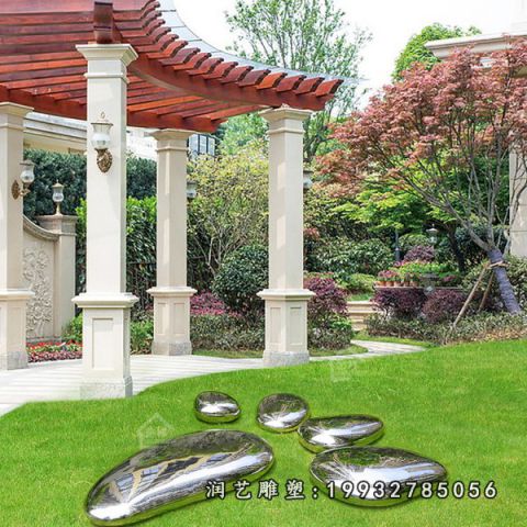 公司不锈钢景观石雕塑