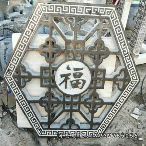 街道石浮雕景观雕塑