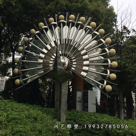 公寓不锈钢孔雀雕塑